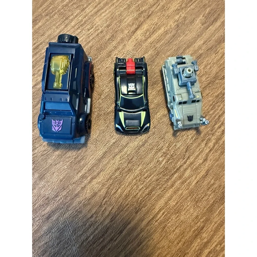 Lot of 3 Transformers Vehicles Autobot Decepticon Car Truck Tank Hasbro
